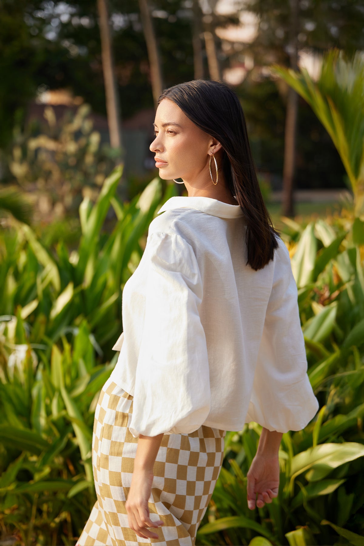 white blouse