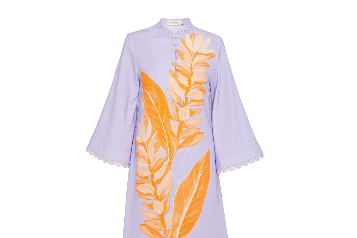 lilac rust ginger lily dress