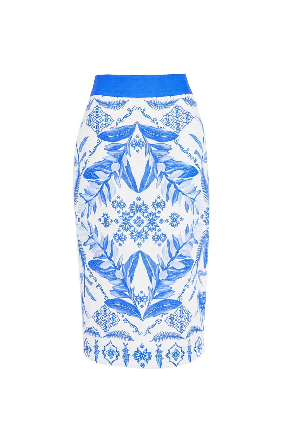 Scarf Pencil Skirt