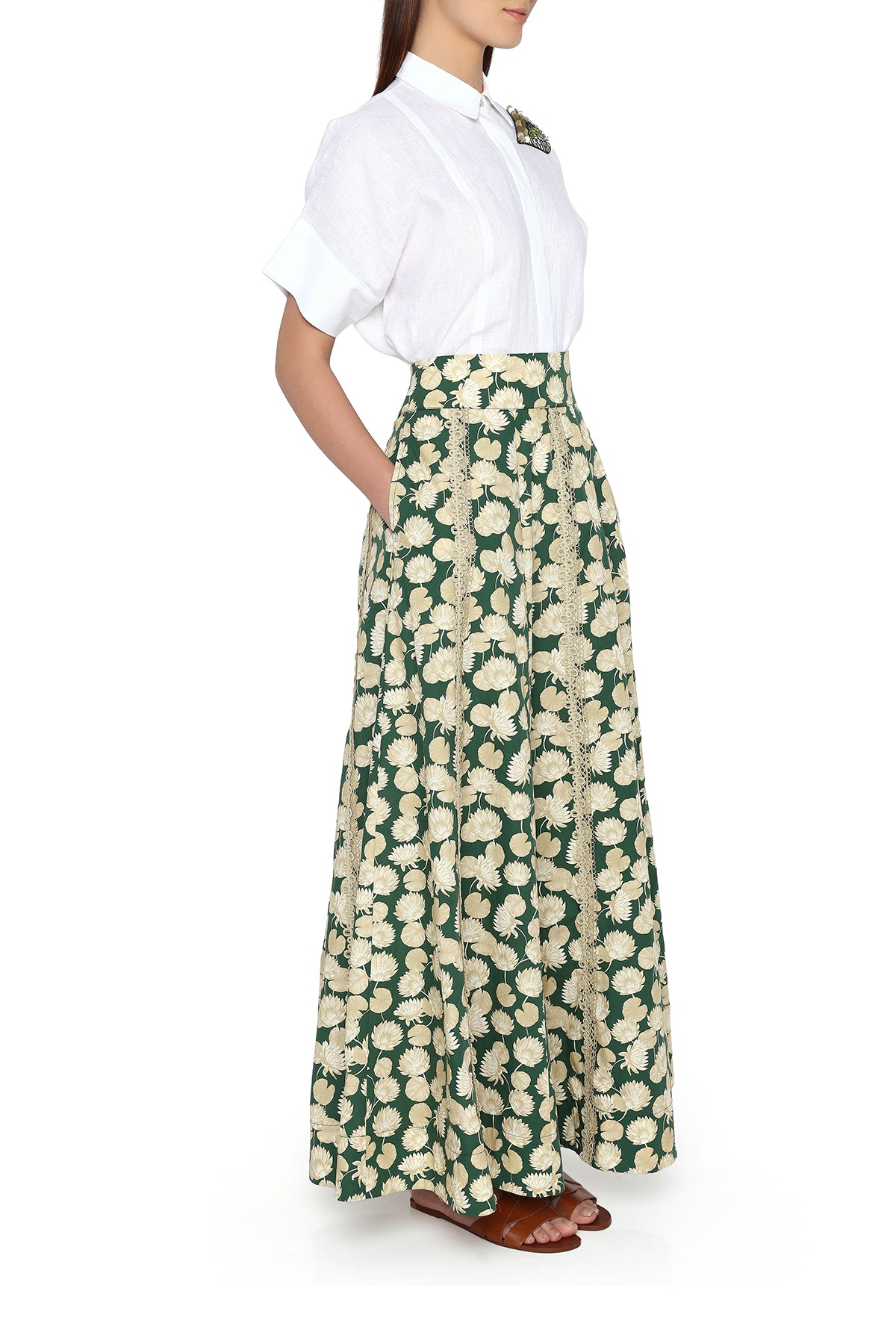 green lily skirt