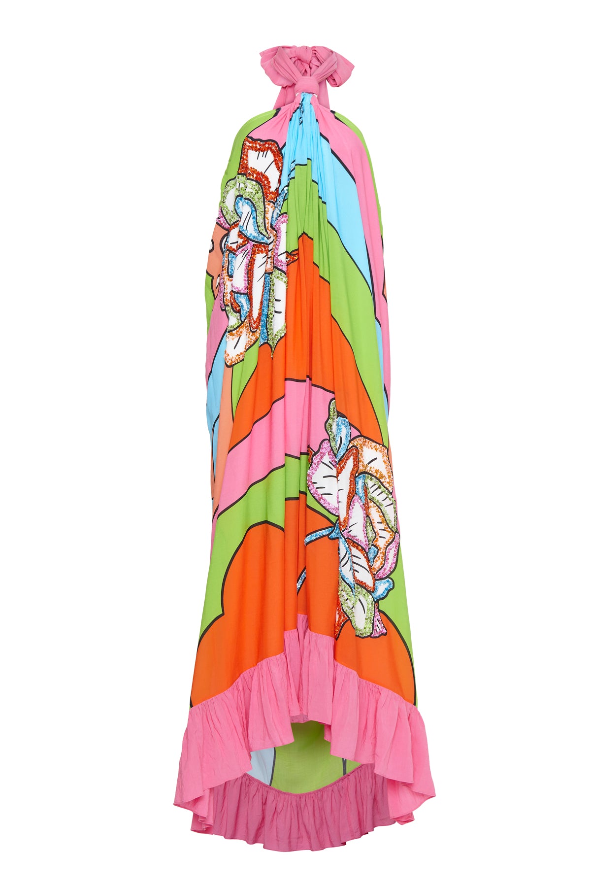 Kingfisher Multi Panel Gown